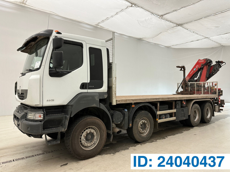 Renault Kerax 460 DXi - 8x4 - Autocarro con pianale/ Cassone fisso, Camion con gru: foto 1 Renault Kerax 460 DXi - 8x4 - Autocarro con pianale/ Cassone fisso, Camion con gru: foto 1