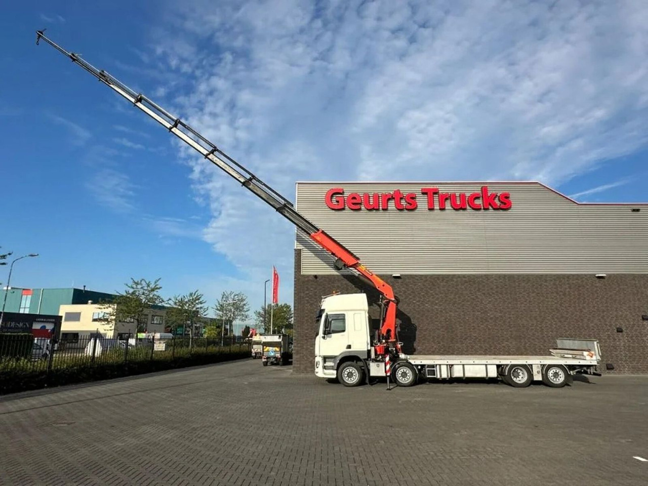 DAF CF 450 8X2 OPRIJWAGEN/MACHINE TRANSPORTER + PALF - Camion con gru: foto 5 DAF CF 450 8X2 OPRIJWAGEN/MACHINE TRANSPORTER + PALF - Camion con gru: foto 5