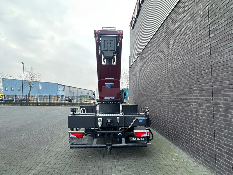 Camion con gru MAN TGL 7.180 4X2 BB BOCKER AK37/4000 + JIB MONTAGEKRAN/DACHDECKERKRAN/ROOFCRANE/KRAAN/KRAN/GRUA: foto 7