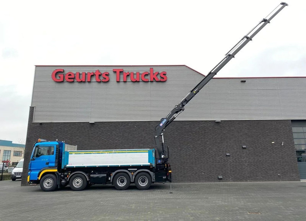 MAN TGS 35.480 8X4 KIPPER/TIPPER + HMF 2620-K5 KRAAN - Autocarro ribaltabile, Camion con gru: foto 4 MAN TGS 35.480 8X4 KIPPER/TIPPER + HMF 2620-K5 KRAAN - Autocarro ribaltabile, Camion con gru: foto 4