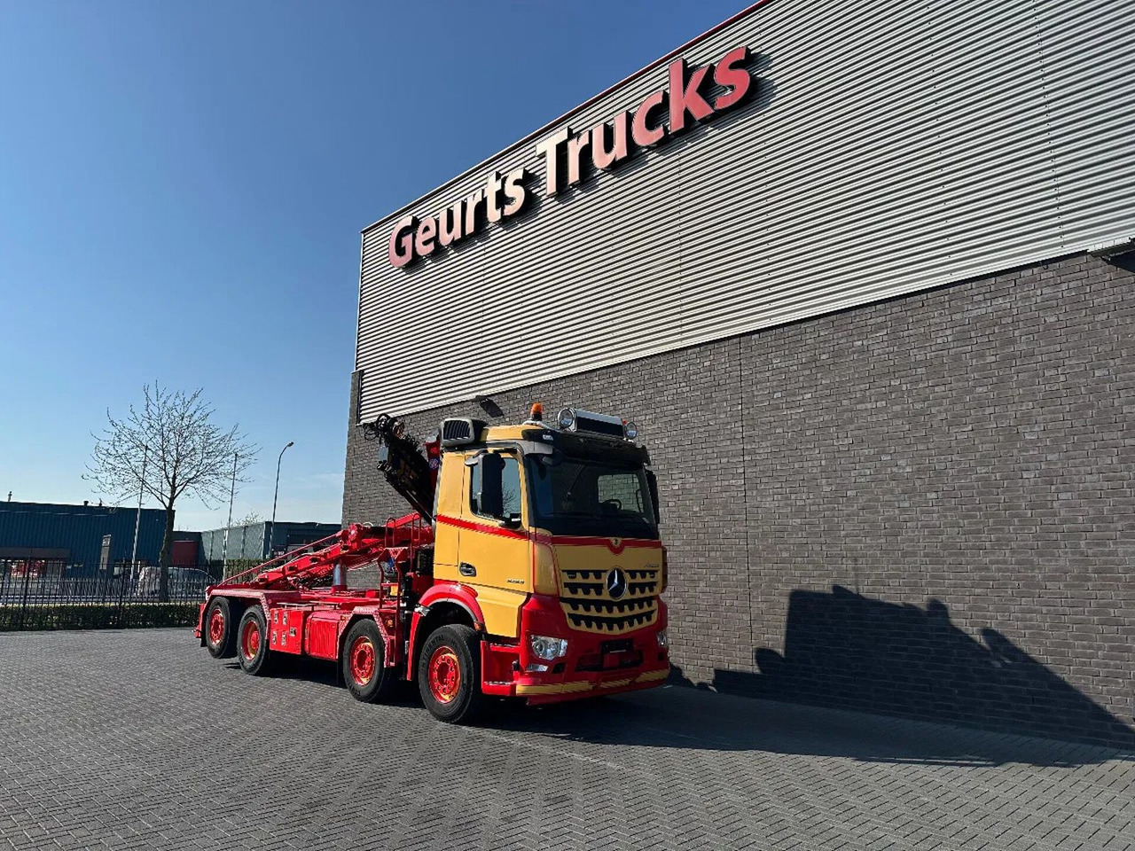 Mercedes-Benz Arocs 3253 L ENA 8X2/4 HMF2820 KRAAN / KRAN/ CRA - Autocarro scarrabile, Camion con gru: foto 5 Mercedes-Benz Arocs 3253 L ENA 8X2/4 HMF2820 KRAAN / KRAN/ CRA - Autocarro scarrabile, Camion con gru: foto 5