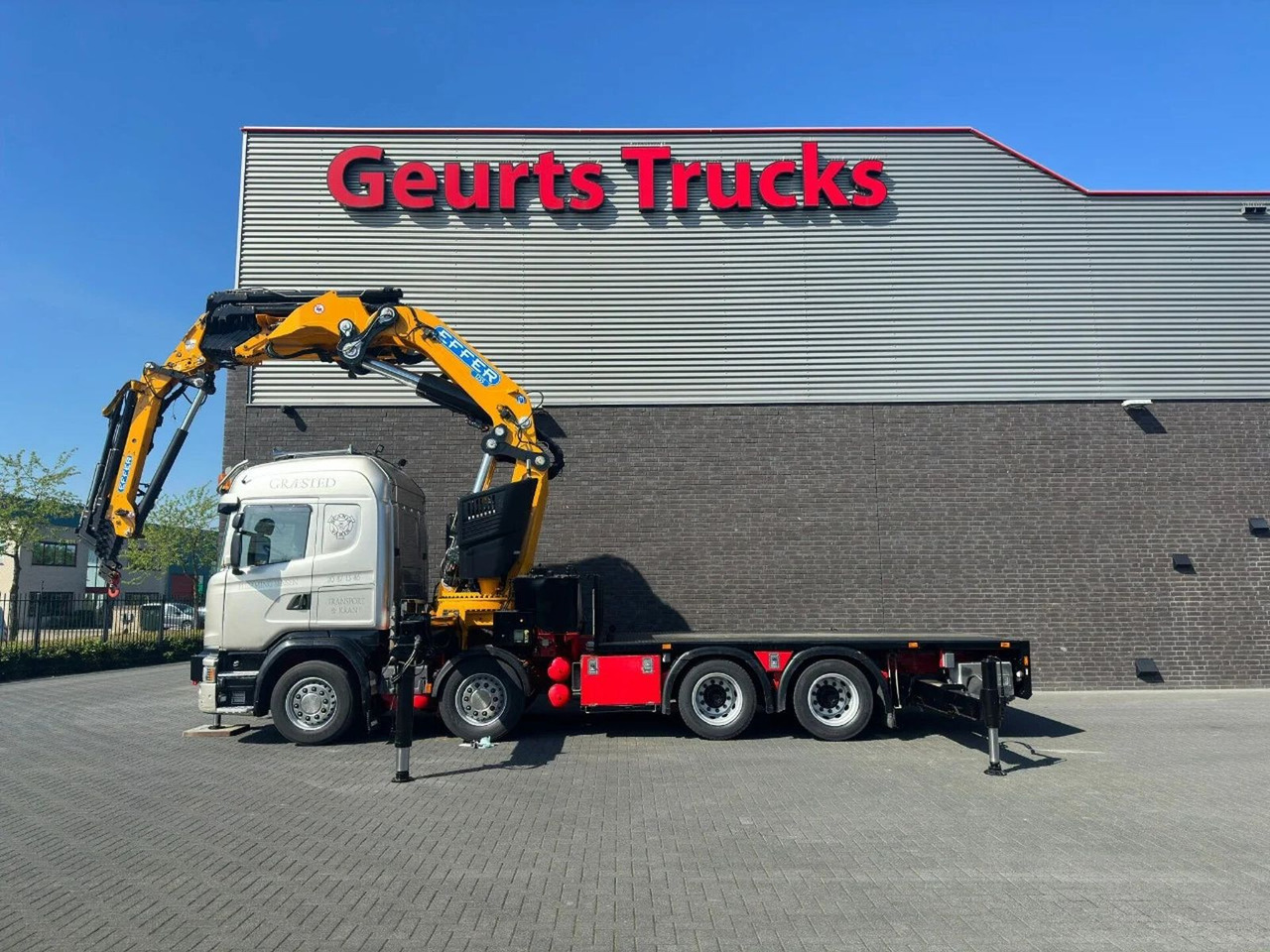 Scania G450 8X4 + EFFER 1255/8S + JIB 6S HD KRAAN/KRAN/ - Camion con gru: foto 5 Scania G450 8X4 + EFFER 1255/8S + JIB 6S HD KRAAN/KRAN/ - Camion con gru: foto 5