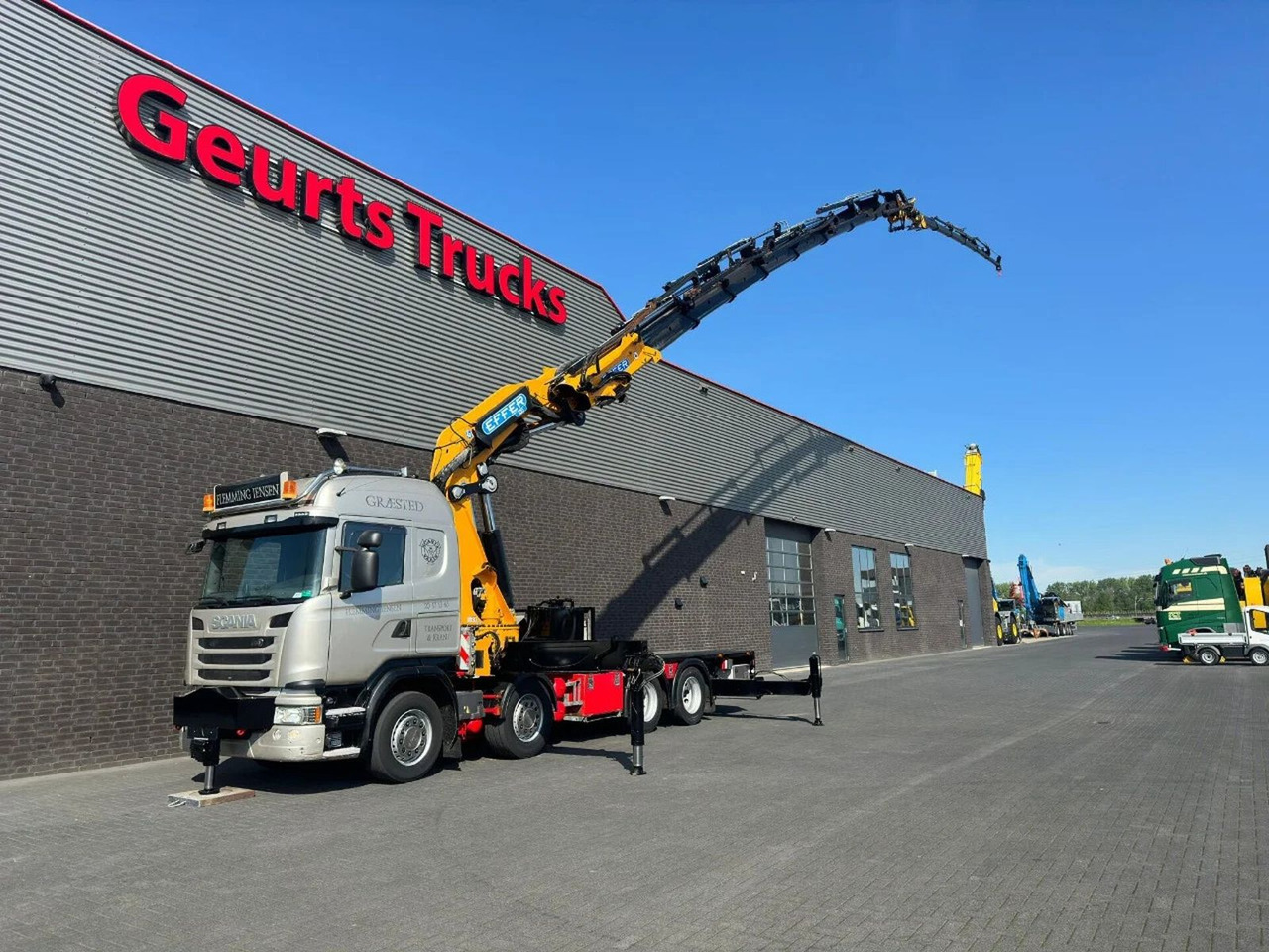 Scania G450 8X4 + EFFER 1255/8S + JIB 6S HD KRAAN/KRAN/ - Camion con gru: foto 2 Scania G450 8X4 + EFFER 1255/8S + JIB 6S HD KRAAN/KRAN/ - Camion con gru: foto 2