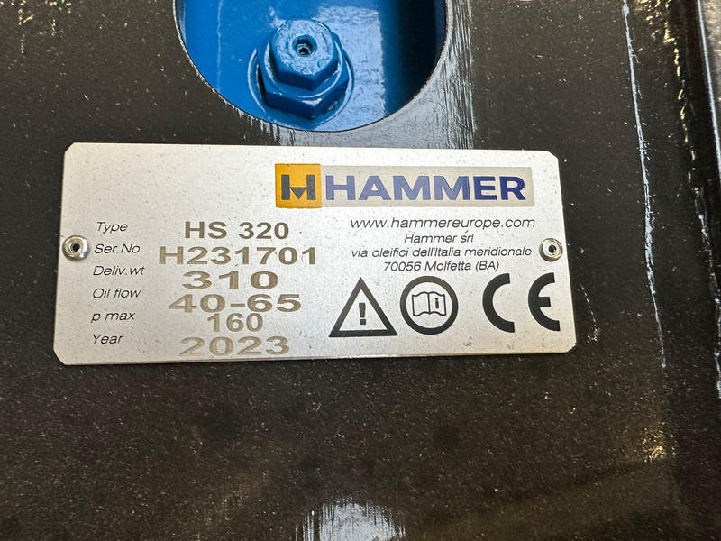 Martello idraulico nuovo Hammer HS320: foto 9