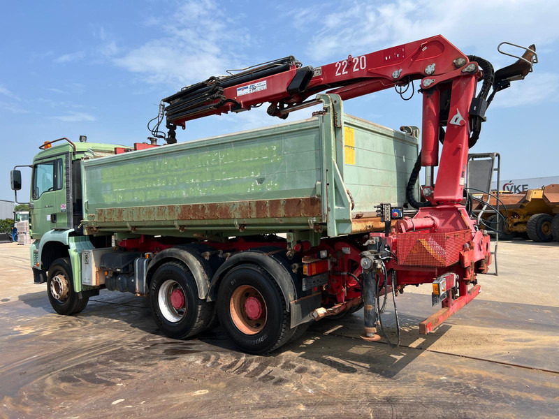 MAN TGA 26.480 tipper + HMF crane - Autocarro ribaltabile, Camion con gru: foto 4 MAN TGA 26.480 tipper + HMF crane - Autocarro ribaltabile, Camion con gru: foto 4