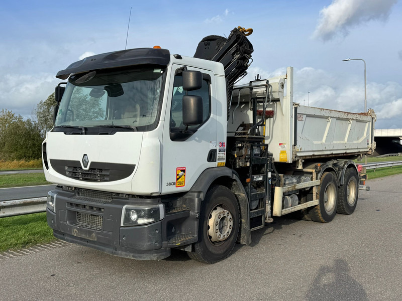 Renault PREMIUM LANDER 380.26 - Autocarro ribaltabile, Camion con gru: foto 1 Renault PREMIUM LANDER 380.26 - Autocarro ribaltabile, Camion con gru: foto 1
