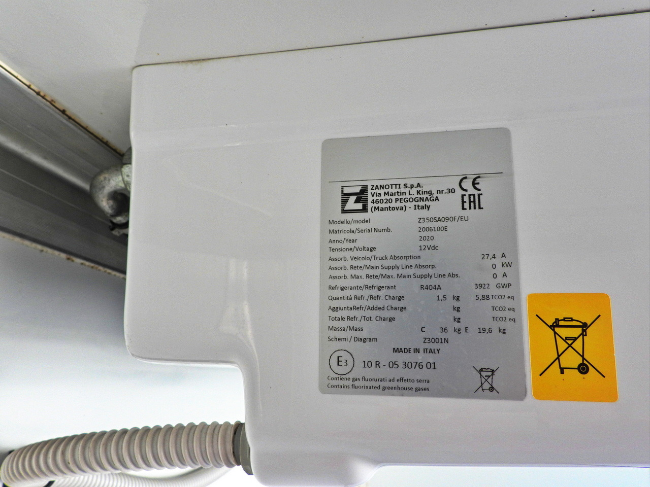 Leasing di MAN TGE 3.140 REGRIGERATOR BOX -1*C 8 PALLETS HEATING FUNCTION CRUISE CONTROL PNEUMATICS AIR CONDITIONING  140HP MAN TGE 3.140 REGRIGERATOR BOX -1*C 8 PALLETS HEATING FUNCTION CRUISE CONTROL PNEUMATICS AIR CONDITIONING  140HP: foto 23
