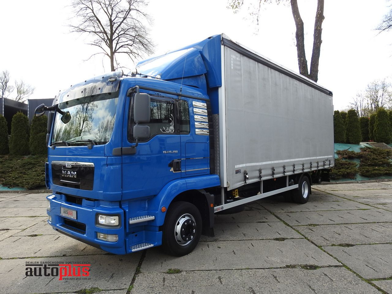 MAN TGM 15.290 TARPAULIN LIFT 18 PALLETS CRUISE CONTROL TWIN WHEELS AIR CONDITIONING 290HP - Camion centinato: foto 1 MAN TGM 15.290 TARPAULIN LIFT 18 PALLETS CRUISE CONTROL TWIN WHEELS AIR CONDITIONING 290HP - Camion centinato: foto 1