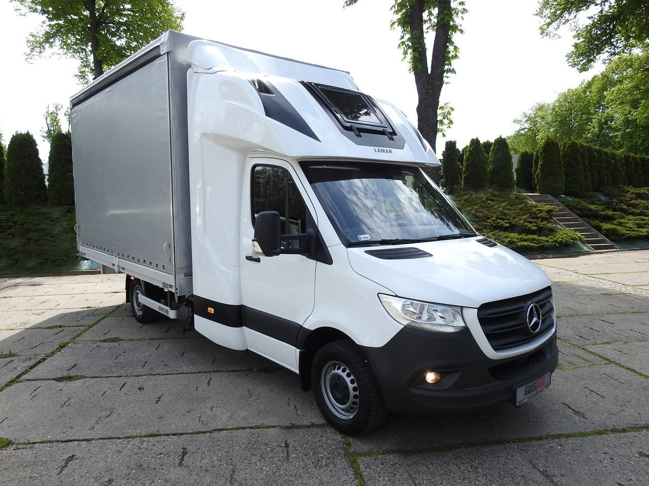 Furgone centinato MERCEDES SPRINTER 316 TARPAULIN 10 PALLETS WEBASTO CRUISE CONTROL AIR CONDITIONING  165HP: foto 19