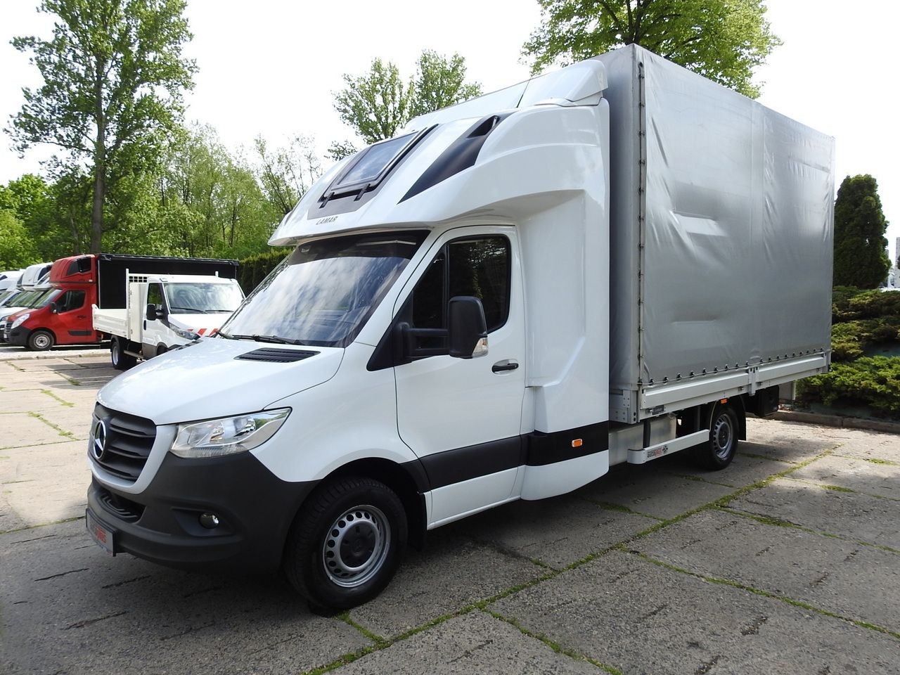Furgone centinato MERCEDES SPRINTER 316 TARPAULIN 10 PALLETS WEBASTO CRUISE CONTROL AIR CONDITIONING  165HP: foto 6
