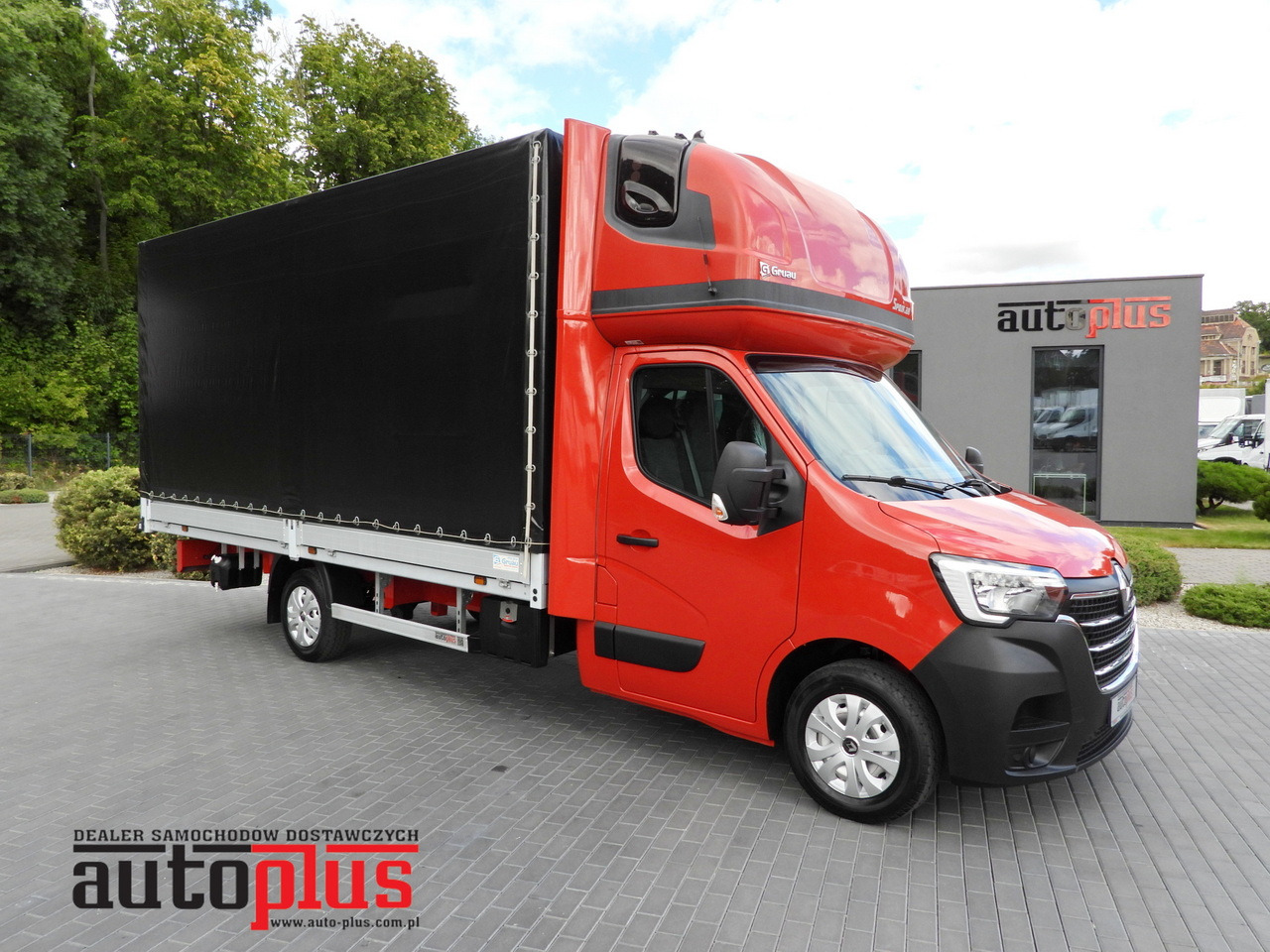Furgone centinato RENAULT MASTER TARPAULIN 10 PALLETS WEBASTO CRUISE CONTROL LED LIGHTS AIR CONDITIONING  165HP: foto 1