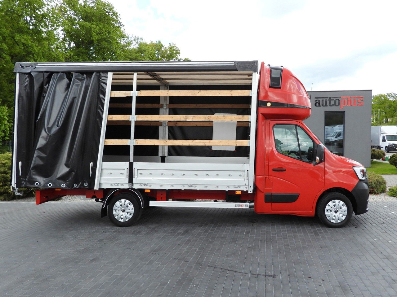 Furgone centinato Renault MASTER  PRITSCHE PLANE 10 PALETTEN WEBASTO A/C: foto 8