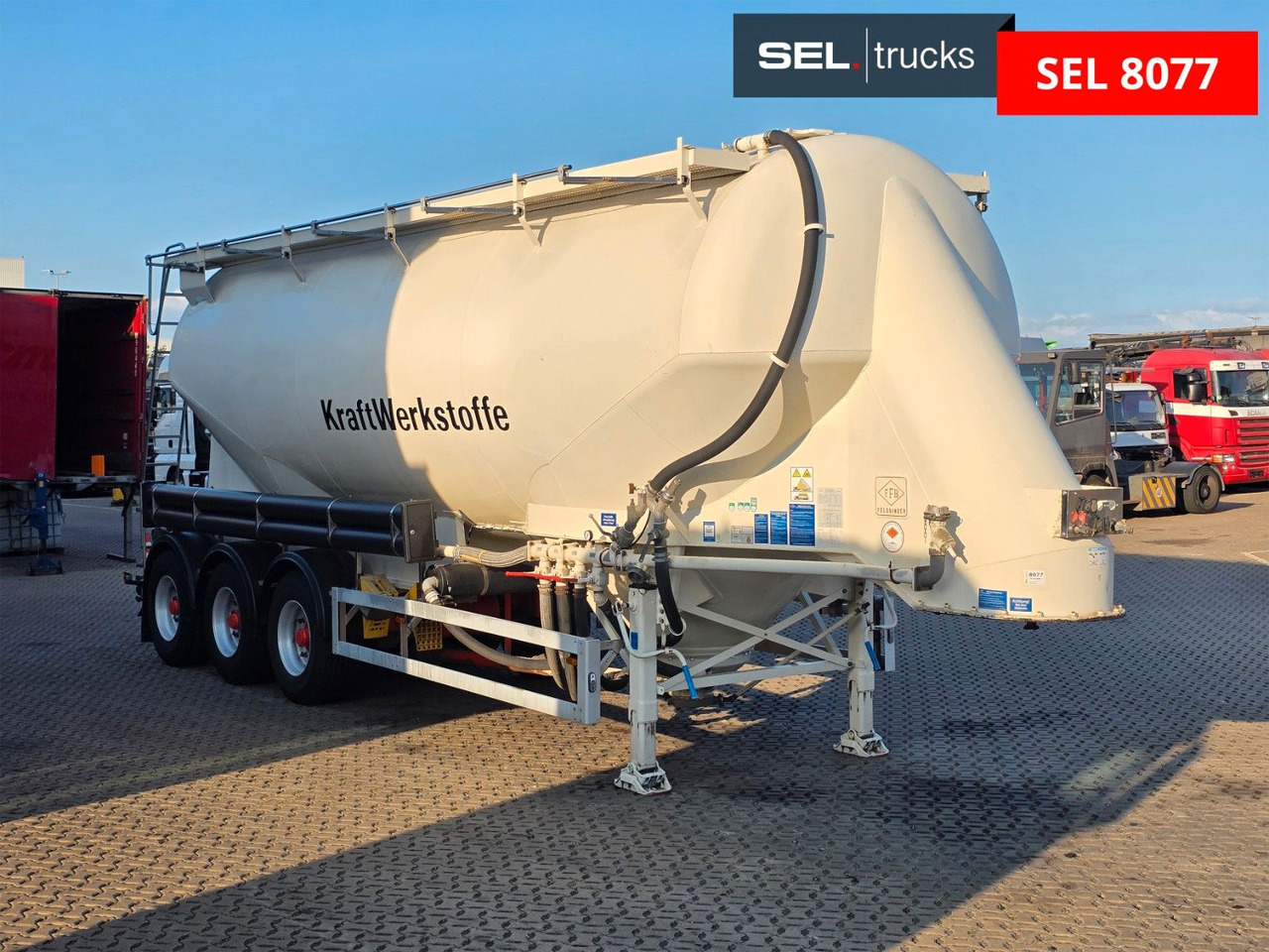 Feldbinder EUT 40.3/7645/A/2 / 1 Kammer - Semirimorchio silos: foto 3 Feldbinder EUT 40.3/7645/A/2 / 1 Kammer - Semirimorchio silos: foto 3