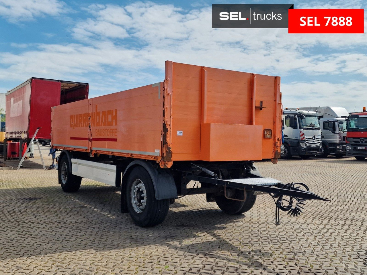 Krone AZ / Baustoff / 40 mm - Rimorchio pianale/ Cassonato: foto 3 Krone AZ / Baustoff / 40 mm - Rimorchio pianale/ Cassonato: foto 3