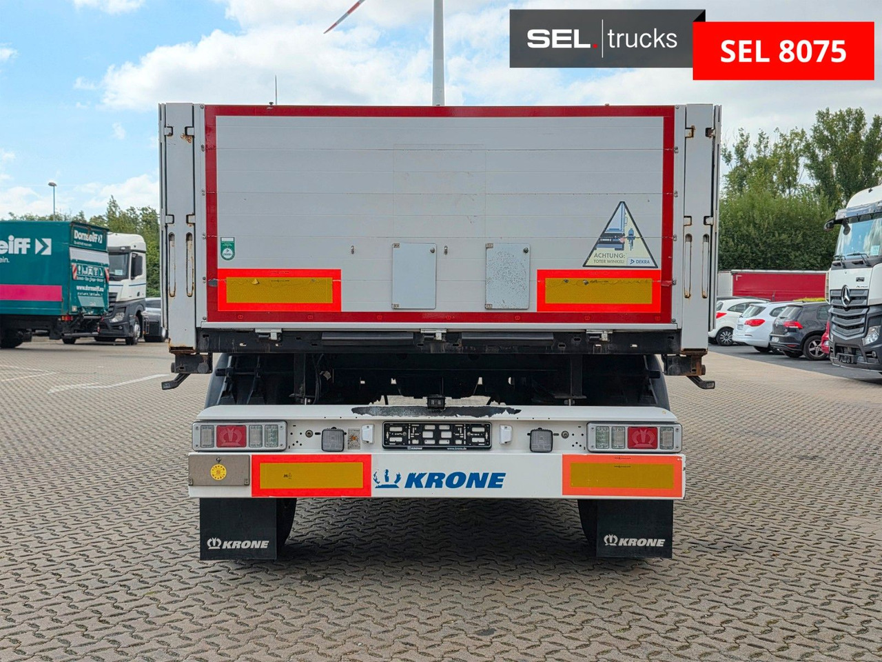 Krone AZ / Baustoff / 40 mm - Rimorchio pianale/ Cassonato: foto 5 Krone AZ / Baustoff / 40 mm - Rimorchio pianale/ Cassonato: foto 5