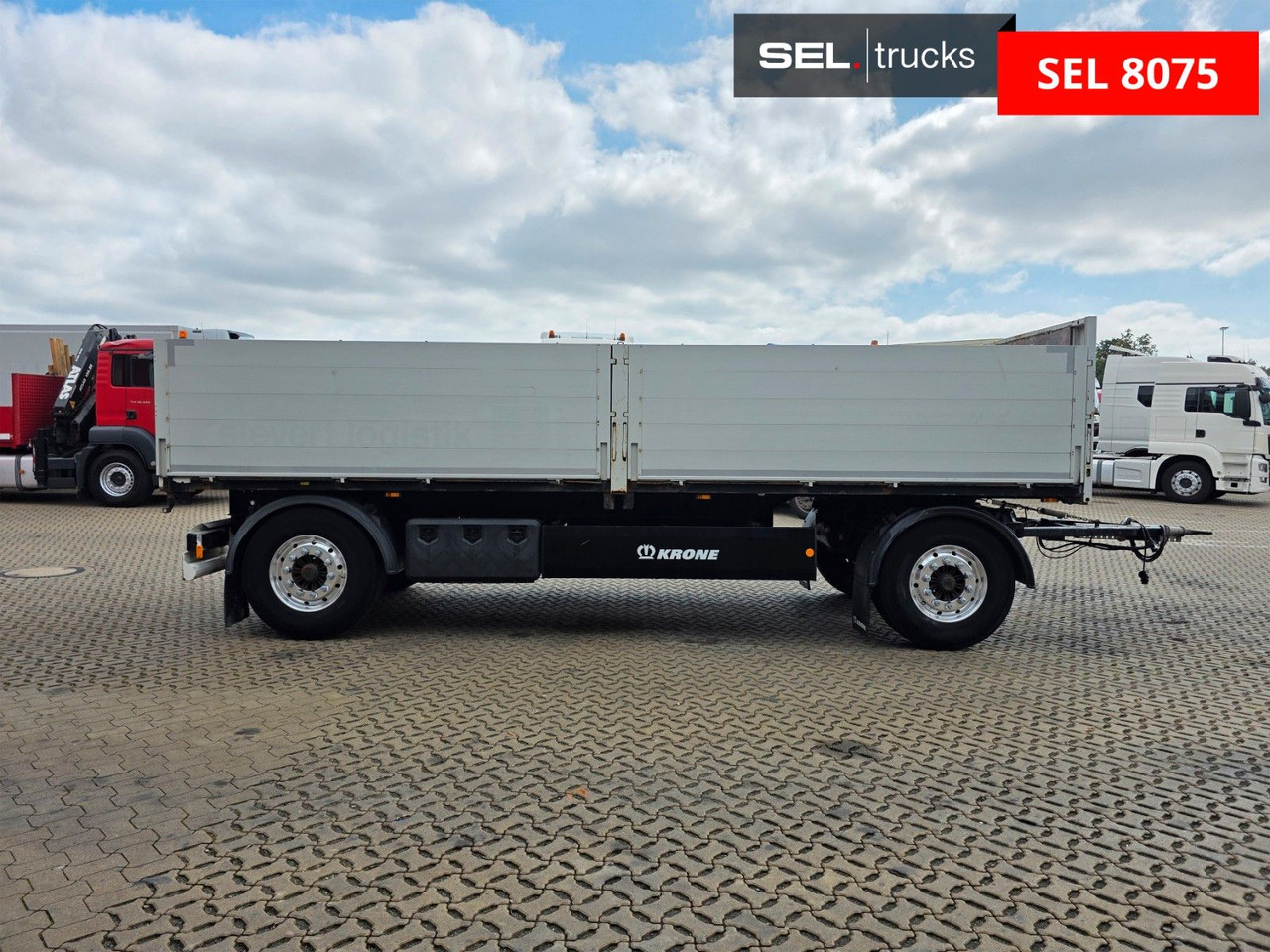 Krone AZ / Baustoff / 40 mm - Rimorchio pianale/ Cassonato: foto 3 Krone AZ / Baustoff / 40 mm - Rimorchio pianale/ Cassonato: foto 3