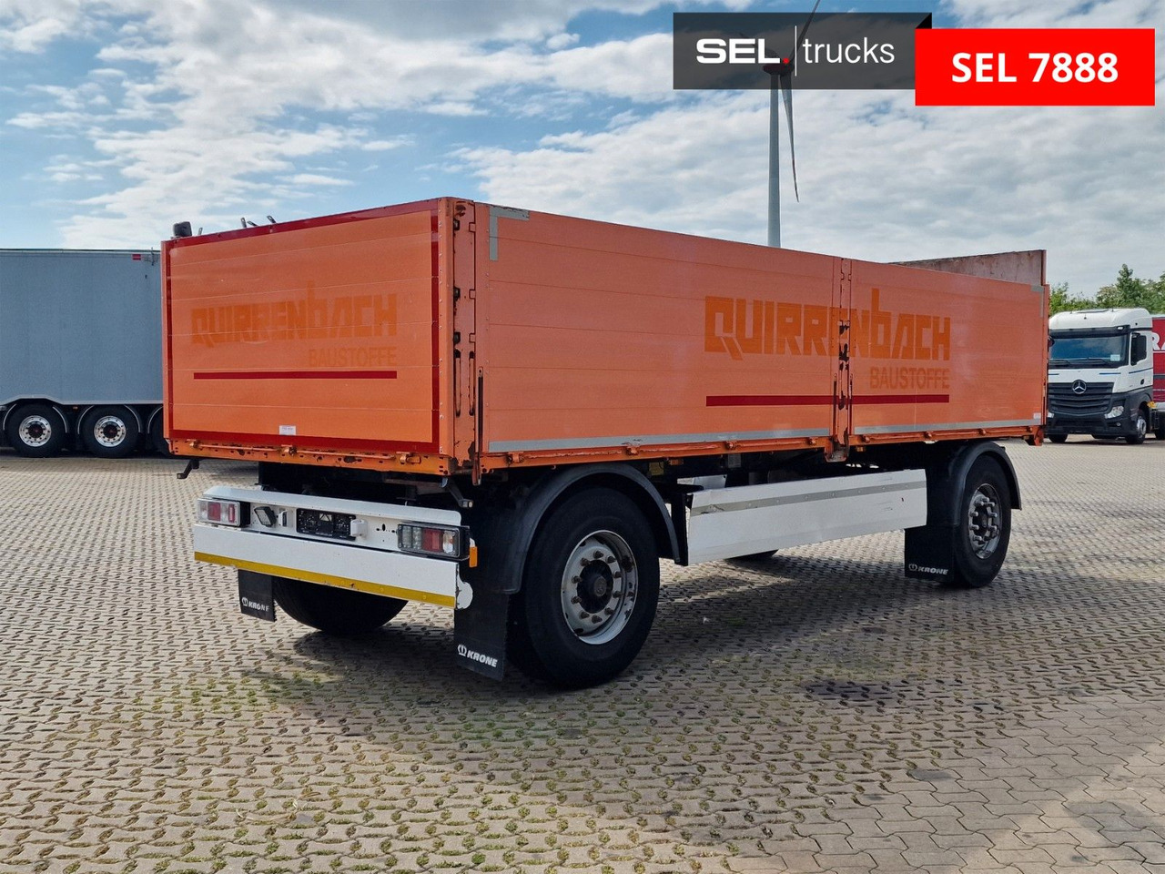 Krone AZ / Baustoff / 40 mm - Rimorchio pianale/ Cassonato: foto 5 Krone AZ / Baustoff / 40 mm - Rimorchio pianale/ Cassonato: foto 5