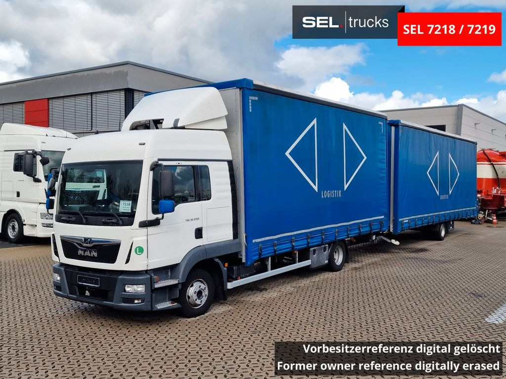 MAN TGL 12.250 4X2 BL / Jumbo - Camion centinato: foto 1 MAN TGL 12.250 4X2 BL / Jumbo - Camion centinato: foto 1