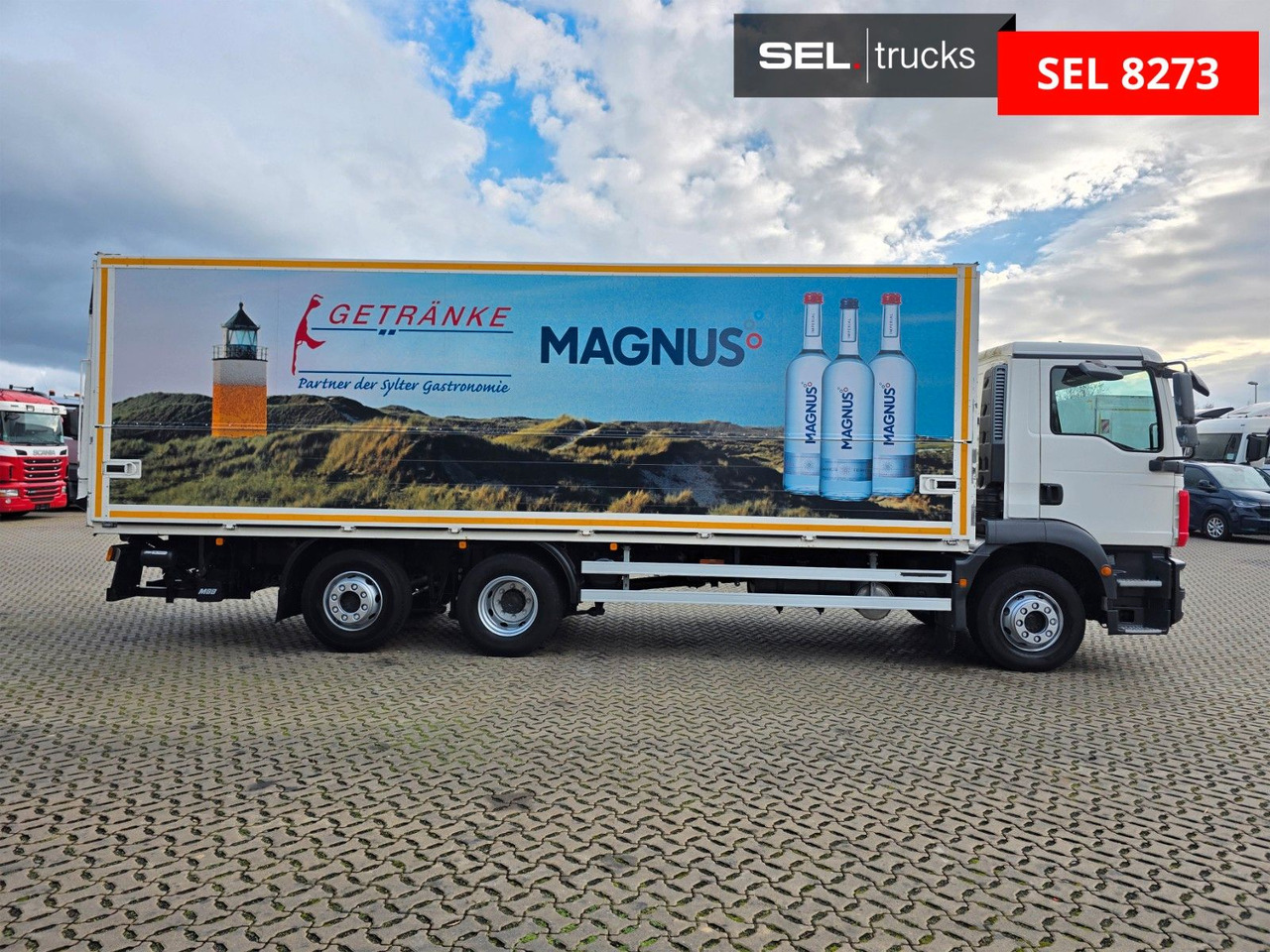 MAN TGM 22.290 6x2-4 LL / Ldbw / Rückfahrk. / Lenkac - Autocarro trasporto di bevande: foto 4 MAN TGM 22.290 6x2-4 LL / Ldbw / Rückfahrk. / Lenkac - Autocarro trasporto di bevande: foto 4