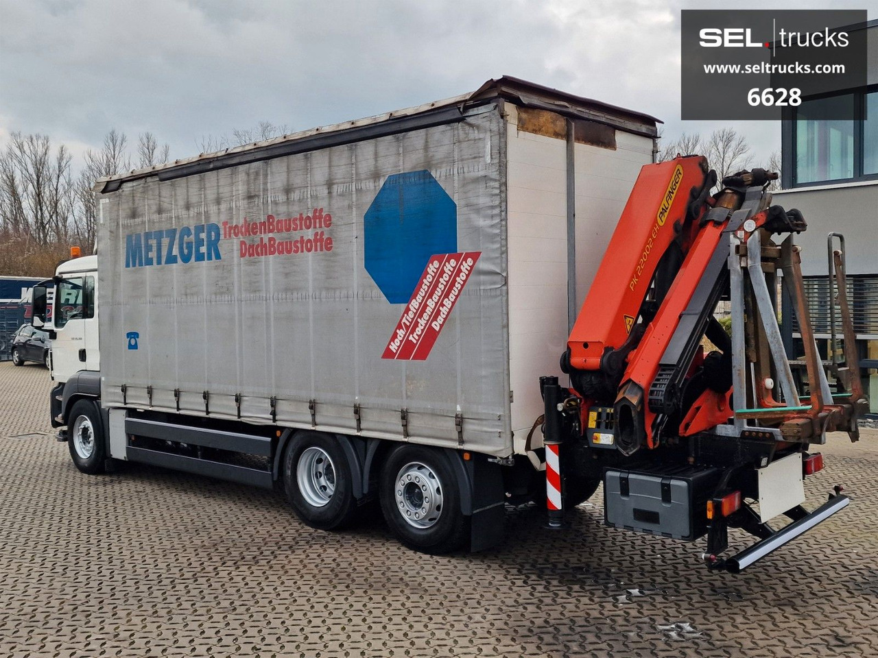 MAN TGS 26.360 / Palfinger PK 22002EH / Lenkachse MAN TGS 26.360 / Palfinger PK 22002EH / Lenkachse - Camion con gru, Camion centinato: foto 2 MAN TGS 26.360 / Palfinger PK 22002EH / Lenkachse MAN TGS 26.360 / Palfinger PK 22002EH / Lenkachse - Camion con gru, Camion centinato: foto 2