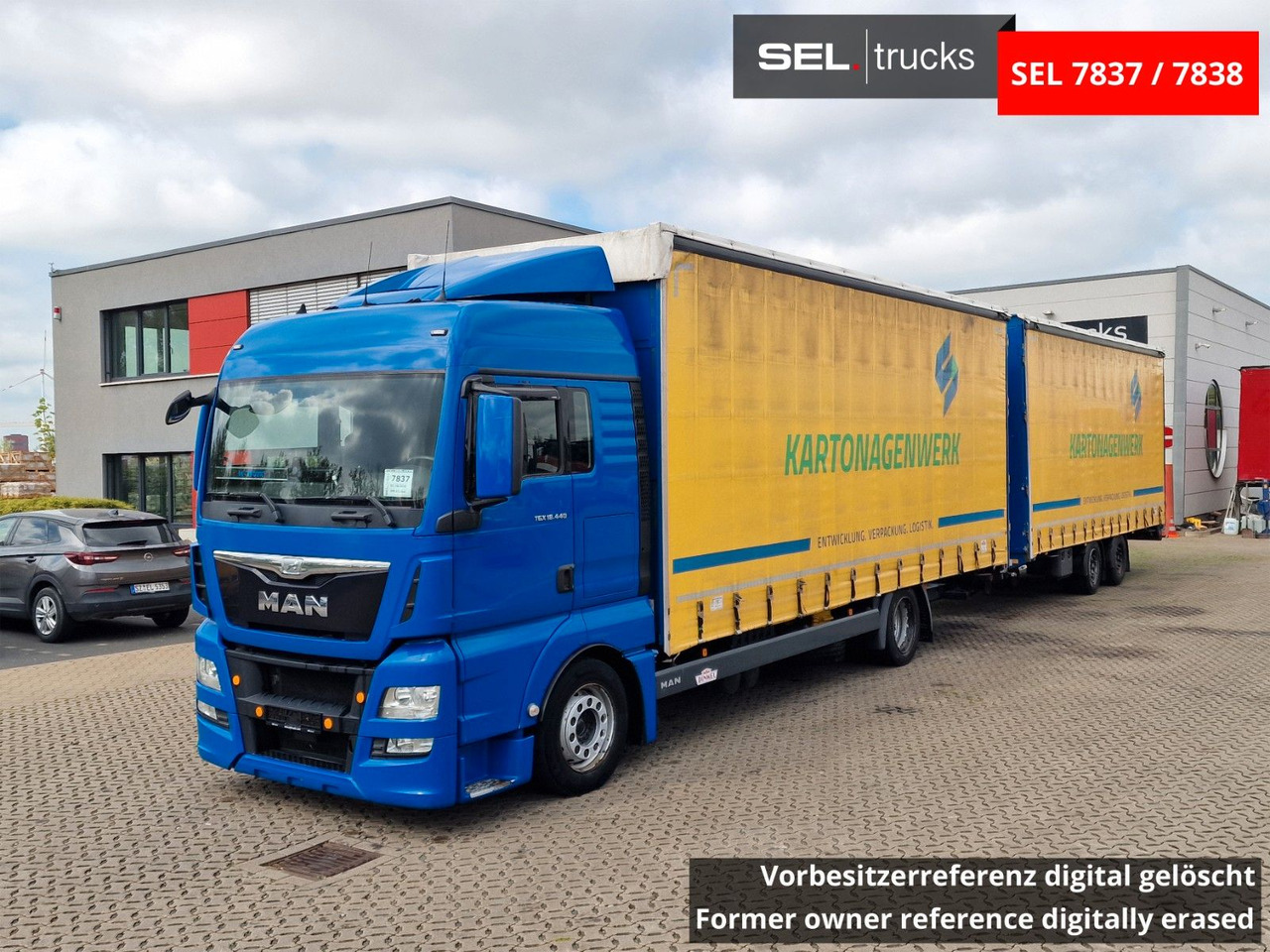 MAN TGX 18.440 4X2 LL-U/ Intarder /Hubdach/Durchlade - Camion centinato: foto 1 MAN TGX 18.440 4X2 LL-U/ Intarder /Hubdach/Durchlade - Camion centinato: foto 1