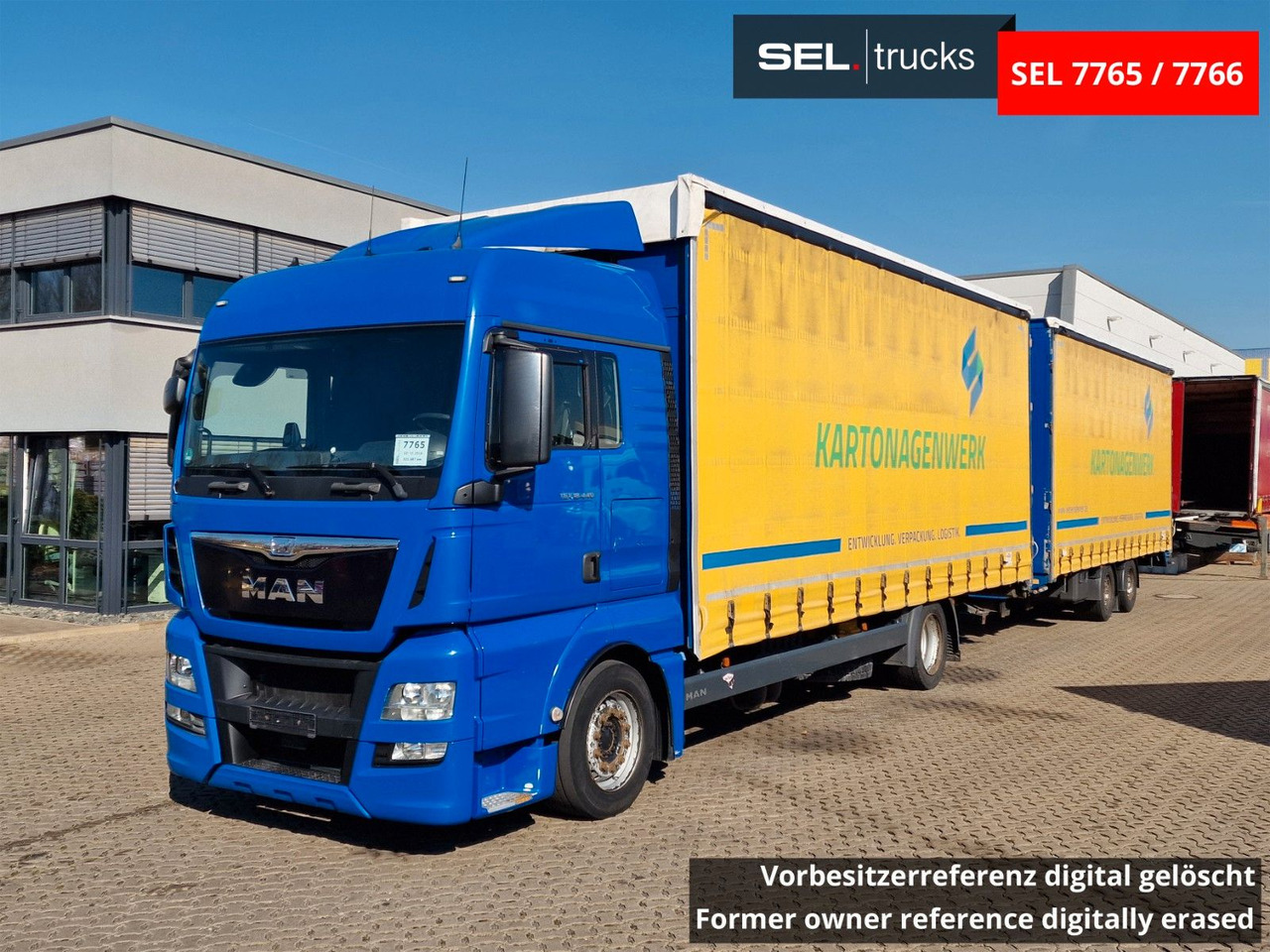 MAN TGX 18.440 4X2 LL-U/ Intarder /Hubdach/Durchlade - Camion centinato: foto 1 MAN TGX 18.440 4X2 LL-U/ Intarder /Hubdach/Durchlade - Camion centinato: foto 1