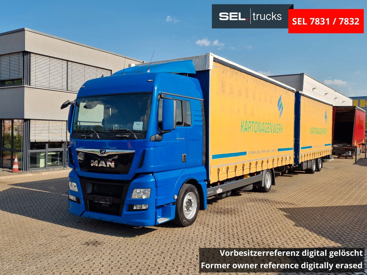 MAN TGX 18.440 4X2 LL-U / Intarder /Jumbo /Durchlade - Camion centinato: foto 1 MAN TGX 18.440 4X2 LL-U / Intarder /Jumbo /Durchlade - Camion centinato: foto 1
