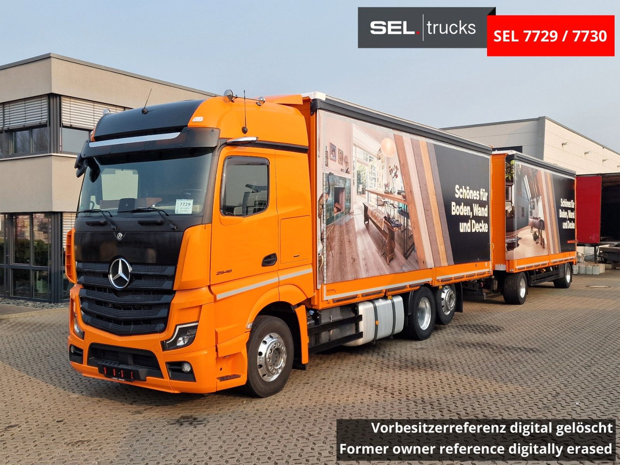 Mercedes-Benz Actros 2548 / Retarder / Euro 6E / Aluklappen - Camion centinato: foto 1 Mercedes-Benz Actros 2548 / Retarder / Euro 6E / Aluklappen - Camion centinato: foto 1