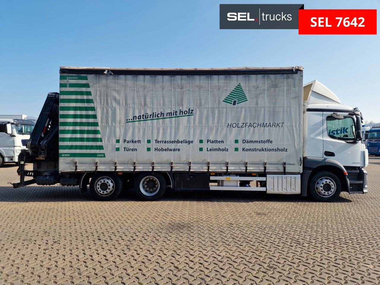 Mercedes-Benz Antos 2540 / Fernbedienung / Lenkachse - Camion con gru: foto 5 Mercedes-Benz Antos 2540 / Fernbedienung / Lenkachse - Camion con gru: foto 5