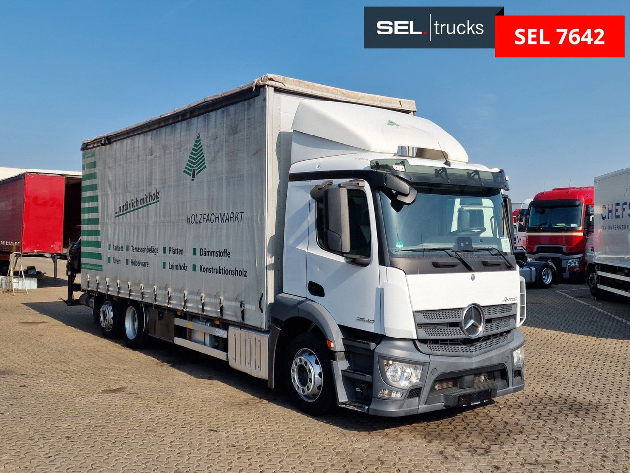 Mercedes-Benz Antos 2540 / Fernbedienung / Lenkachse - Camion con gru: foto 4 Mercedes-Benz Antos 2540 / Fernbedienung / Lenkachse - Camion con gru: foto 4