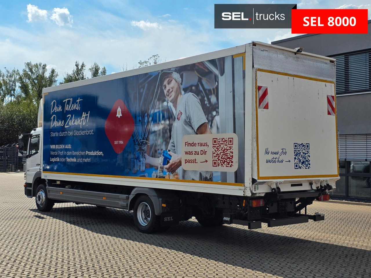 Autocarro furgonato Mercedes-Benz Atego 1218 / Ladebordwand: foto 7 Autocarro furgonato Mercedes-Benz Atego 1218 / Ladebordwand: foto 7