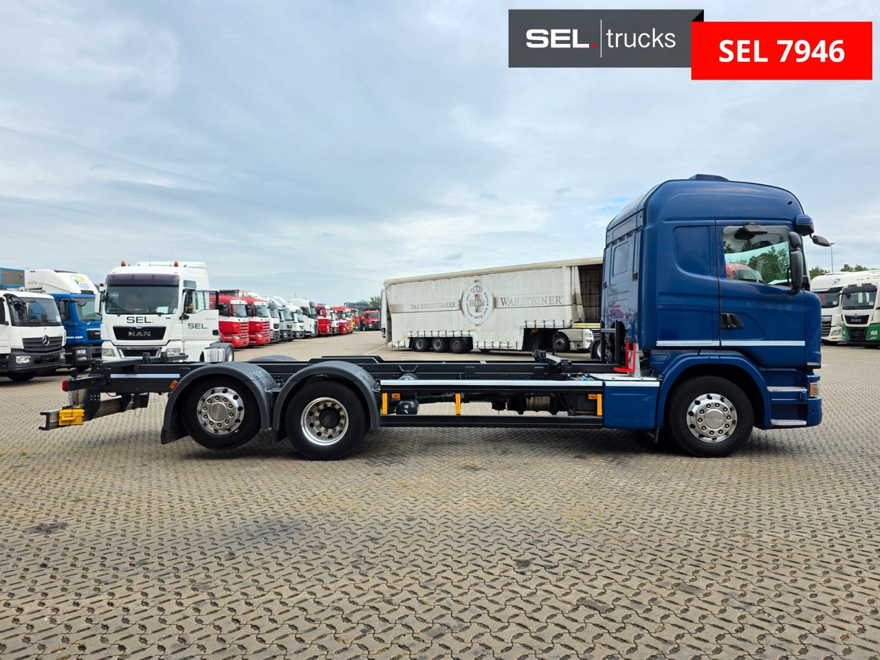 Scania G 410 LB6X2*4MNB / Retarder/PTO/ADR/Lenkachse - Autocarro portacontainer/ Caisse interchangeable: foto 4 Scania G 410 LB6X2*4MNB / Retarder/PTO/ADR/Lenkachse - Autocarro portacontainer/ Caisse interchangeable: foto 4
