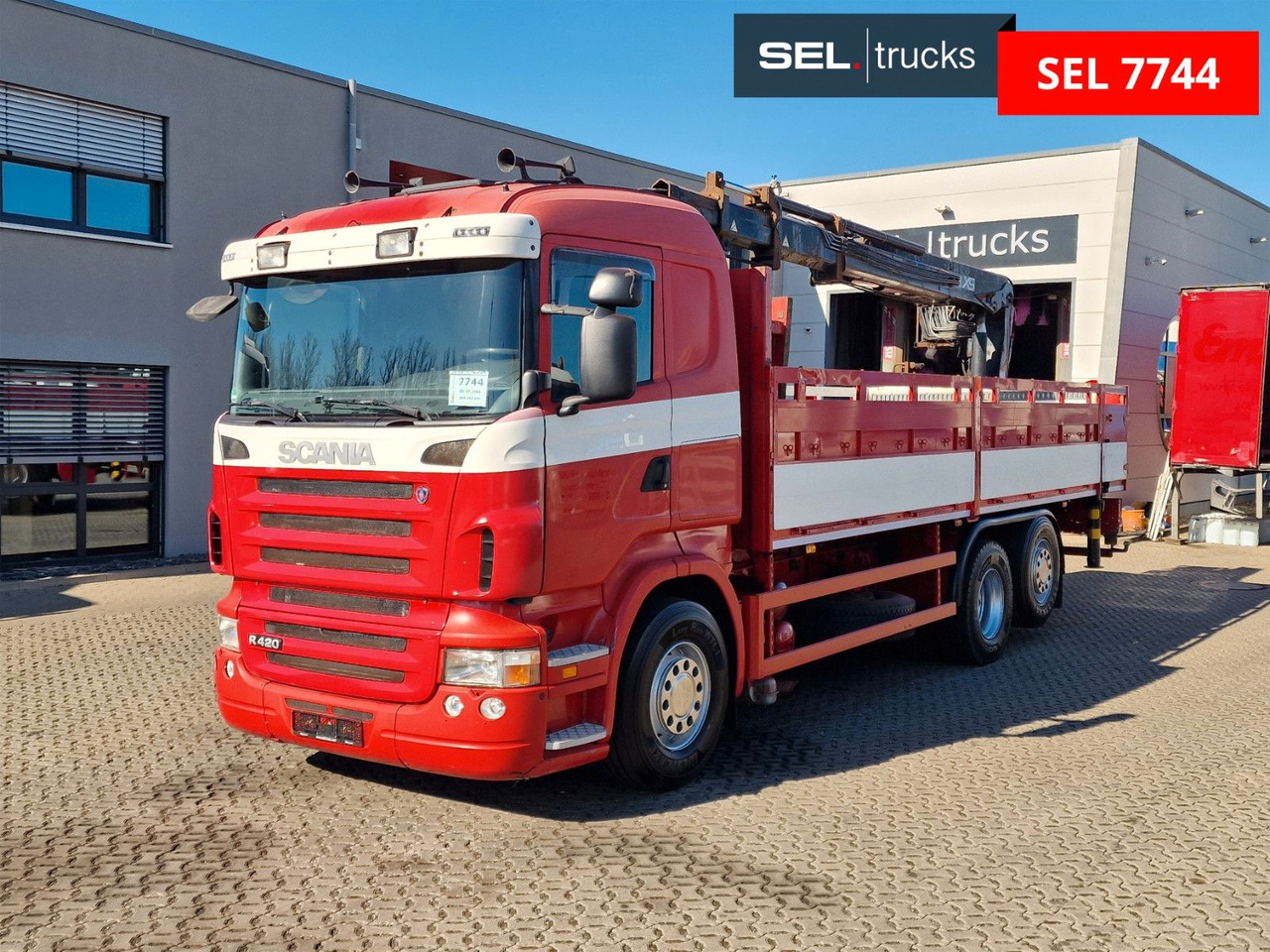 Scania R 340 LB6X2*4MNA /Retarder /HIAB 166K /Lenkachse - Camion con gru: foto 1 Scania R 340 LB6X2*4MNA /Retarder /HIAB 166K /Lenkachse - Camion con gru: foto 1