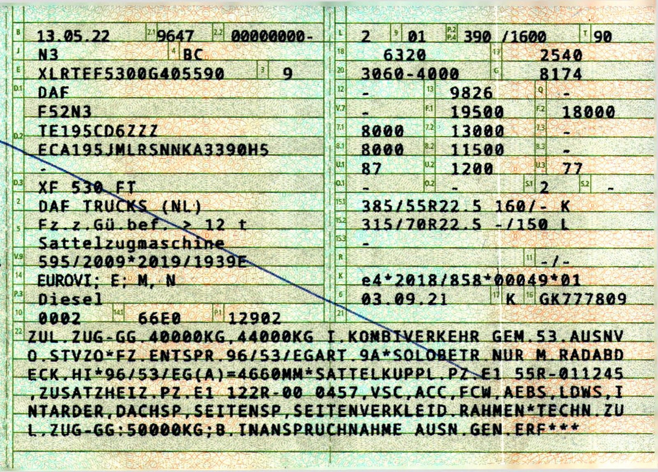 Trattore stradale DAF XF 530 FT / Intarder / 2 Tanks / Stanklima / 6E: foto 50