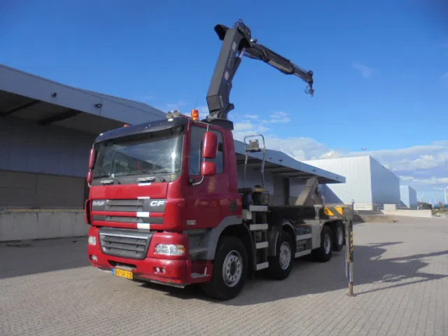 DAF CF 85 410 8X2 + 30T HAAK NL TRUCK - Autocarro scarrabile, Camion con gru: foto 1 DAF CF 85 410 8X2 + 30T HAAK NL TRUCK - Autocarro scarrabile, Camion con gru: foto 1
