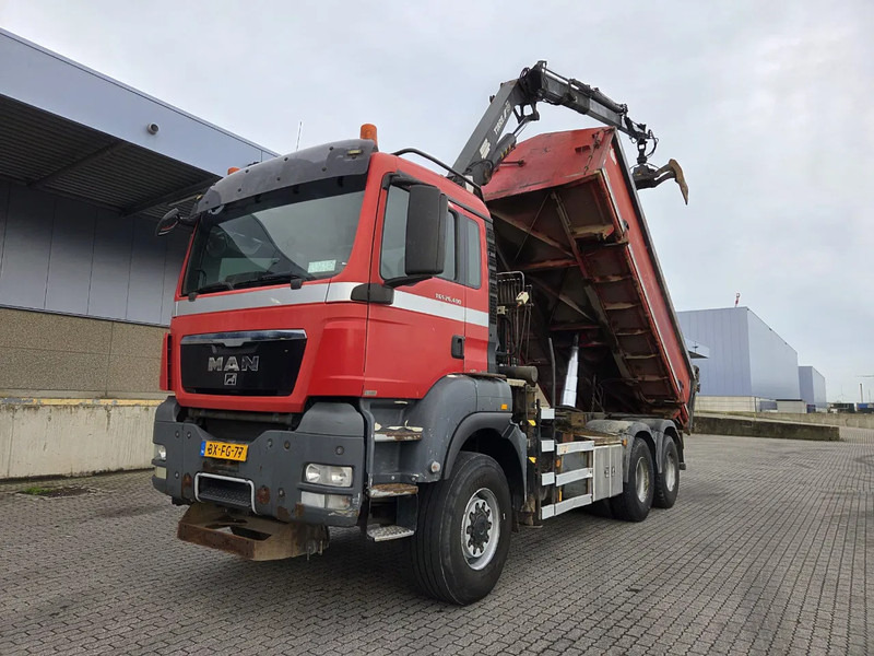 MAN TGS 26.400 6X6 + TIRRE 181 TUV APK 09-26 - Autocarro ribaltabile, Camion con gru: foto 1 MAN TGS 26.400 6X6 + TIRRE 181 TUV APK 09-26 - Autocarro ribaltabile, Camion con gru: foto 1