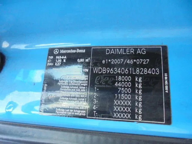 Trattore stradale Mercedes-Benz Actros 1845 LS VOITH: foto 17