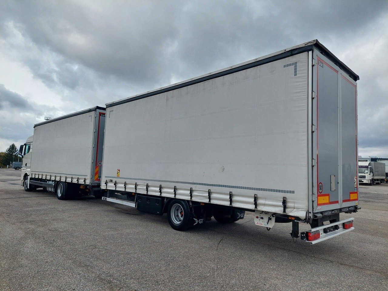 MAN TGX 18.470 LL + Gniotpol G-4080 120 m3 Durchbar - Camion centinato: foto 3 MAN TGX 18.470 LL + Gniotpol G-4080 120 m3 Durchbar - Camion centinato: foto 3