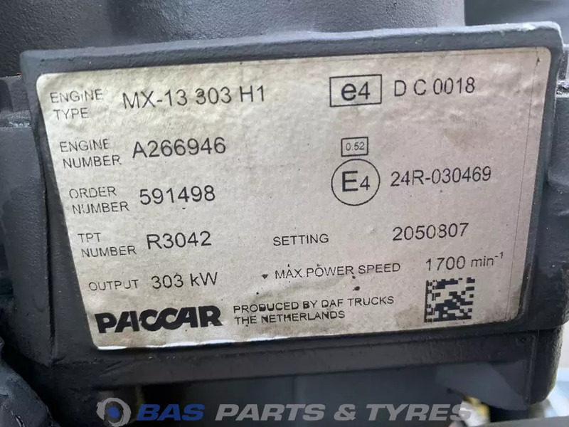 DAF CF Euro 6 Motor DAF MX13 300 H1 1850003 - Motore per Camion: foto 5 DAF CF Euro 6 Motor DAF MX13 300 H1 1850003 - Motore per Camion: foto 5