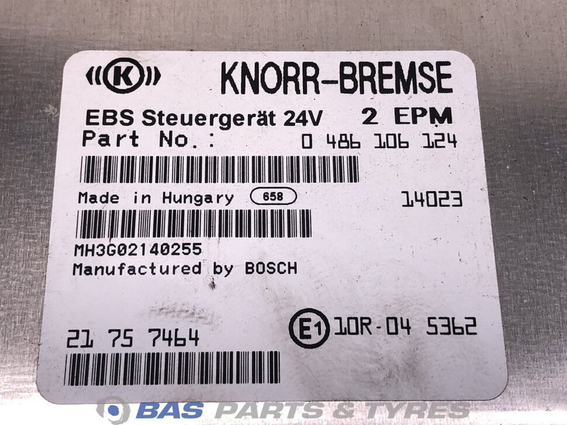 Renault Regeleenheid EBS Renault 7421377527 - ECU per Camion: foto 3 Renault Regeleenheid EBS Renault 7421377527 - ECU per Camion: foto 3