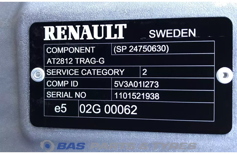 Renault T-Serie Evolution Renault AT2812G Optidrive Versnellingsbak 7420483506 - Cambio per Camion: foto 5 Renault T-Serie Evolution Renault AT2812G Optidrive Versnellingsbak 7420483506 - Cambio per Camion: foto 5