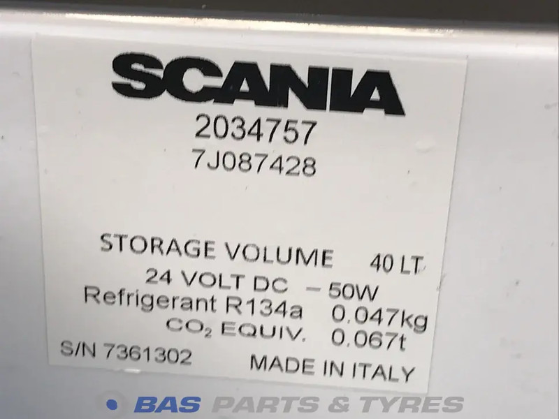 Scania S-Serie NextGen Koelkast Scania 40 Liter 2706575 - Ricambi per Camion: foto 5 Scania S-Serie NextGen Koelkast Scania 40 Liter 2706575 - Ricambi per Camion: foto 5