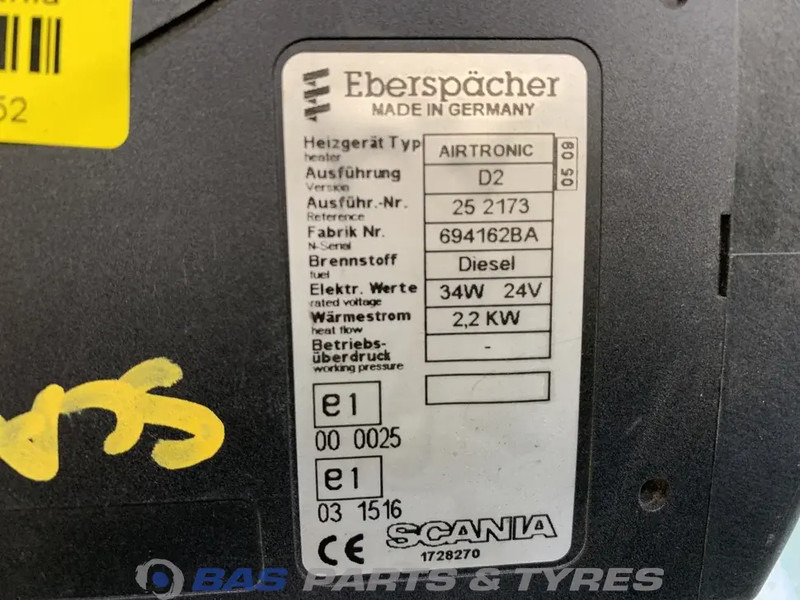 Scania iT Urban HA5 Standkachel 1728270 - Riscaldamento/ Ventilazione per Camion: foto 3 Scania iT Urban HA5 Standkachel 1728270 - Riscaldamento/ Ventilazione per Camion: foto 3