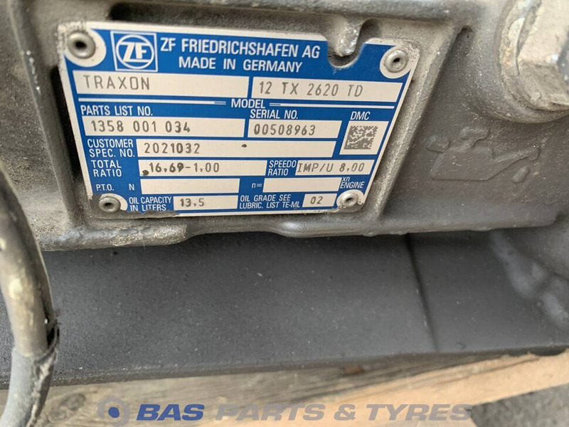 ZF XF106 DAF 12TX2620 TD TraXon Versnellingsbak 2185317 - Cambio per Camion: foto 5 ZF XF106 DAF 12TX2620 TD TraXon Versnellingsbak 2185317 - Cambio per Camion: foto 5