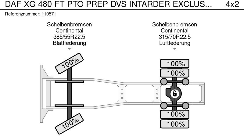 DAF XG 480 FT PTO PREP DVS INTARDER EXCLUSIVE AUDIO B3 ALARM - COMING SOON - Trattore stradale: foto 2 DAF XG 480 FT PTO PREP DVS INTARDER EXCLUSIVE AUDIO B3 ALARM - COMING SOON - Trattore stradale: foto 2