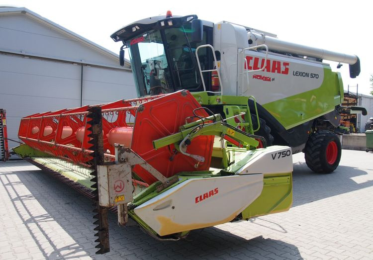 Kombajn zbożawy Claas Lexon 570 Kombajn zbożowy CLAAS LEXION 570+ heder VARIO 7,5m - Mietitrebbia: foto 2 Kombajn zbożawy Claas Lexon 570 Kombajn zbożowy CLAAS LEXION 570+ heder VARIO 7,5m - Mietitrebbia: foto 2