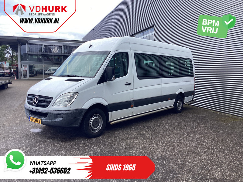 Minibus, Pulmino Mercedes-Benz Sprinter 313 2.2 CDI L3H2 €10.572 Incl. BTW BPM VRIJ! EXPORT ONLY Combi/ 9 Persoons/ Kombi/ 9P/ Airco/ Rolstoellift: foto 9