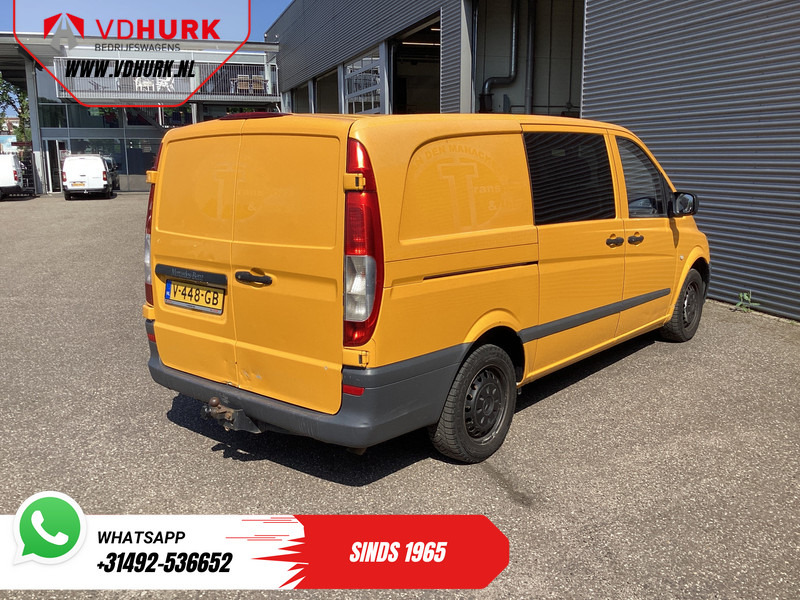 Furgoncino, Furgone doppia cabina Mercedes-Benz Vito 113 CDI L2 DC Dubbel Cabine EXPORT ONLY Airco/ Cruise/ Trekhaak: foto 9