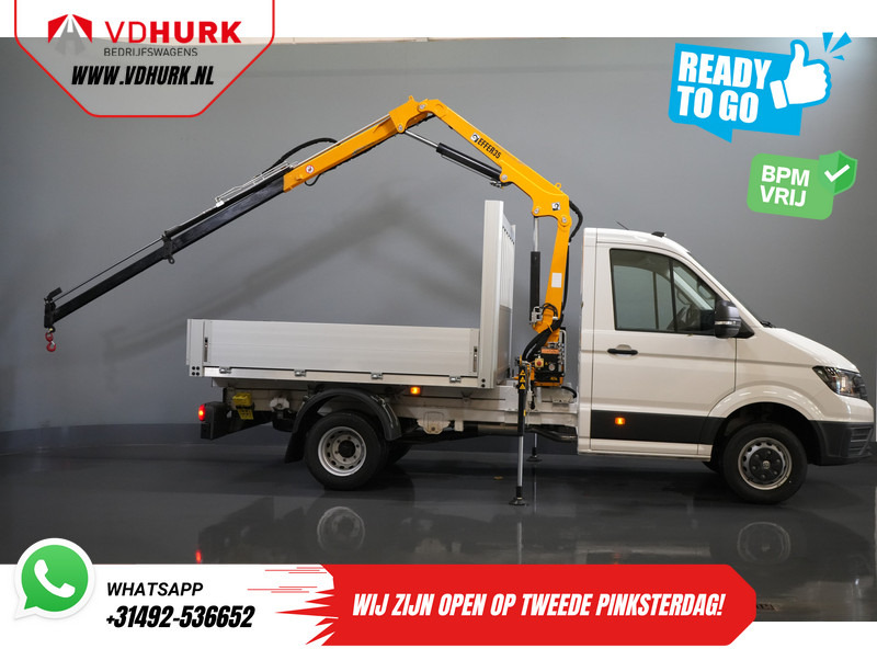 Volkswagen Crafter 50 165 pk Effer 352S Kraan/ Crane/ Kran/ Autokran/ PTO/ Open laadbak/ Dubbel Lucht - Furgone con cassone fisso: foto 2 Volkswagen Crafter 50 165 pk Effer 352S Kraan/ Crane/ Kran/ Autokran/ PTO/ Open laadbak/ Dubbel Lucht - Furgone con cassone fisso: foto 2