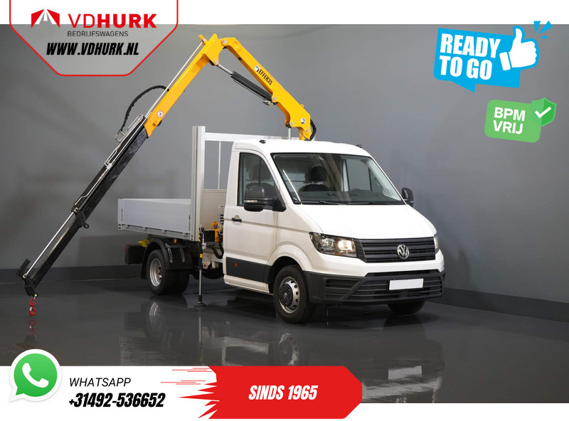 Volkswagen Crafter 50 165 pk Effer 352S Kraan/ Crane/ Kran/ Autokran/ PTO/ Open laadbak/ Dubbel Lucht - Furgone con cassone fisso: foto 1 Volkswagen Crafter 50 165 pk Effer 352S Kraan/ Crane/ Kran/ Autokran/ PTO/ Open laadbak/ Dubbel Lucht - Furgone con cassone fisso: foto 1
